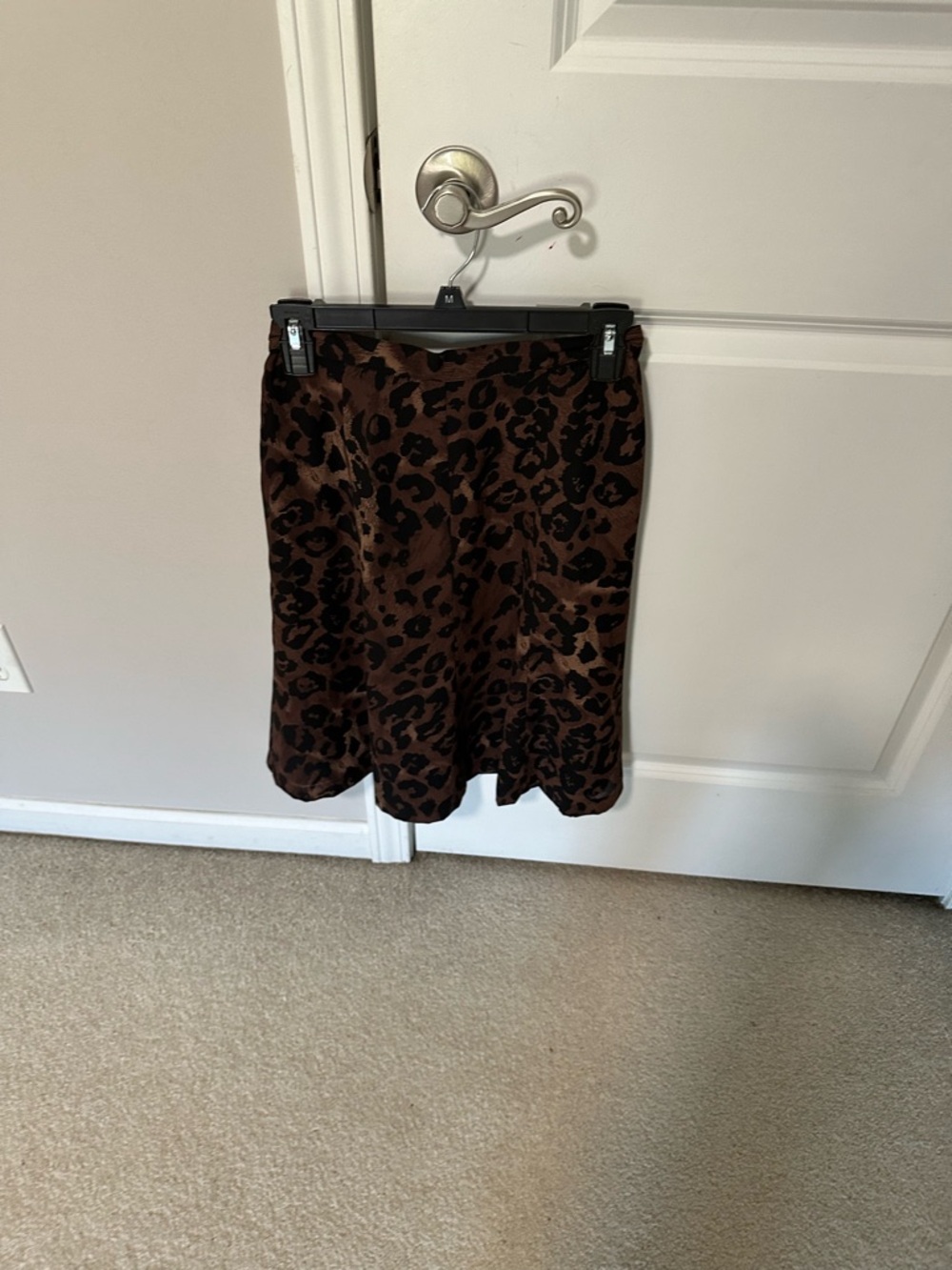 No Added Sugar Brown and Black Leopard Print Skirt